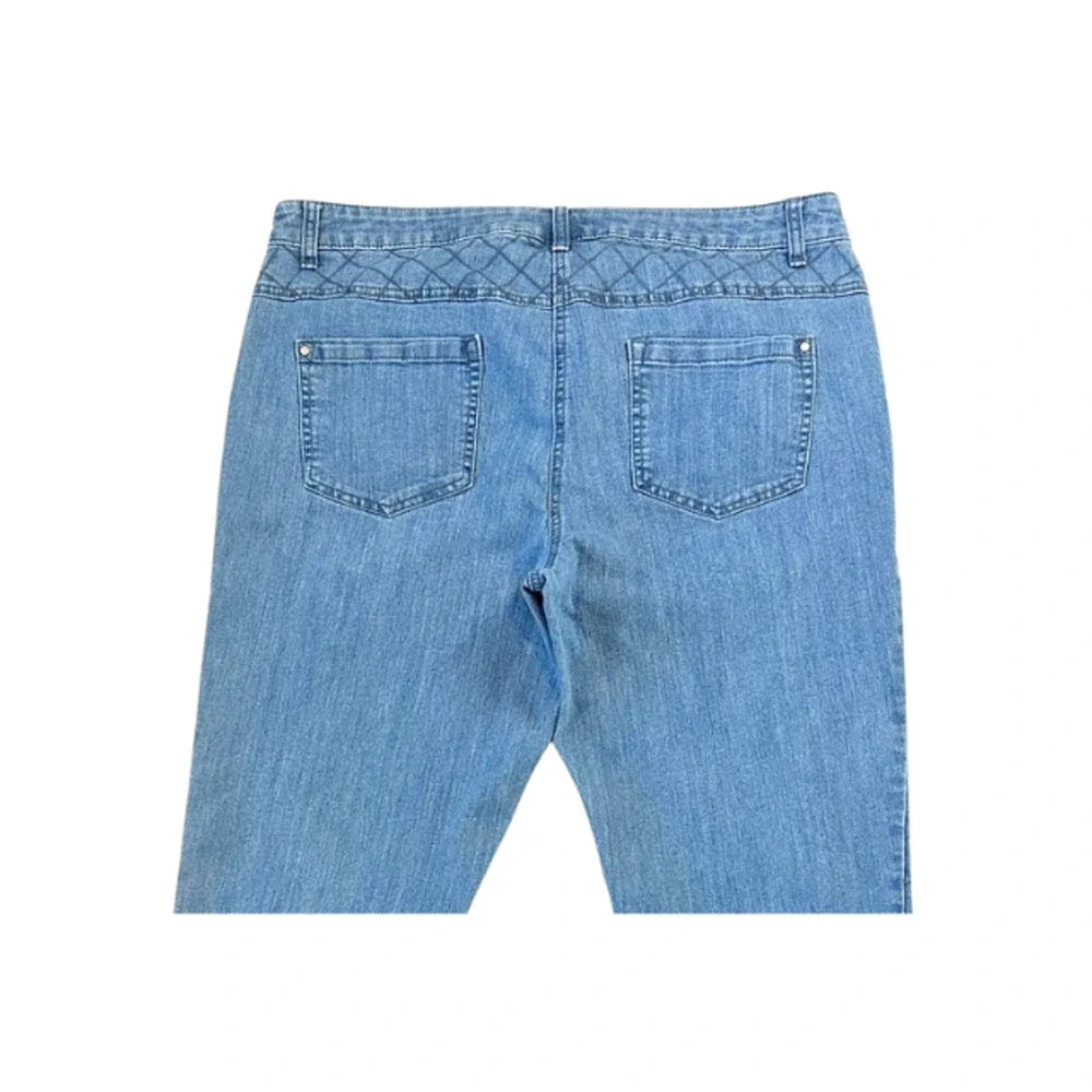 Collection L High Rise Straight Blue Denim Jeans Women’s 14